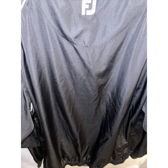Footjoy Golf Jacket Men’s Size 2XL Black Pullover V Neck Long Sleeve - Picture 12 of 12